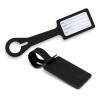 Black Silicone Luggage Tags